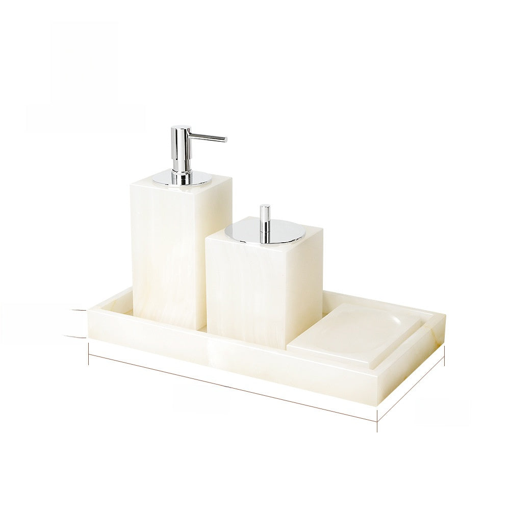 Luxury Marble Bathroom Accessory Set
